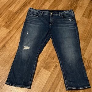 Silver jeans, size 22/L 22 1/2